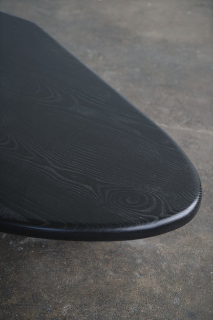 Organic Coffee Table in Jet Black Ash by Last Workshop Coffee Tables
