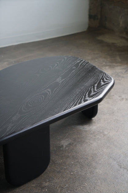 Organic Coffee Table in Jet Black Ash by Last Workshop Coffee Tables