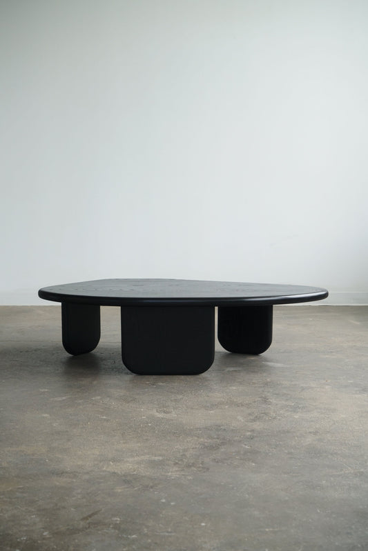 Organic Coffee Table in Jet Black Ash by Last Workshop Coffee Tables