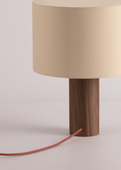 Pipito Table Lamp in Walnut Wood by Simone & Marcel Table Lamps