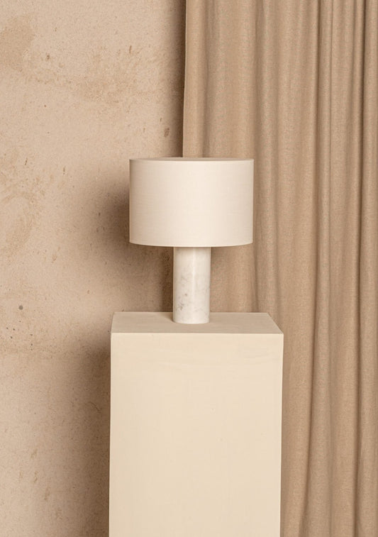 Pipito Table Lamp - White Marble Table & Task Lamps