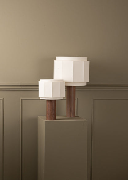 Pipito Okla Table Lamp in Walnut Wood by Simone & Marcel Table Lamps