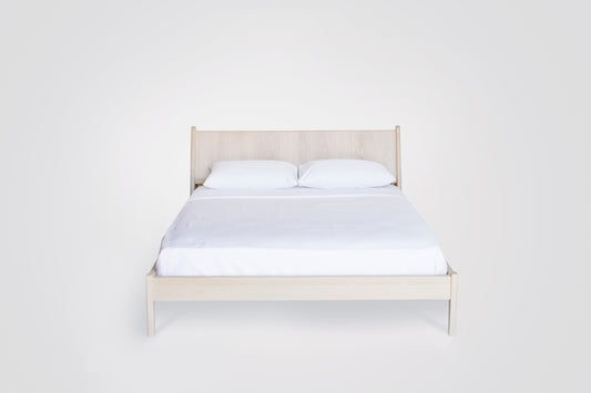 Plume Queen Bed in Nude Beds