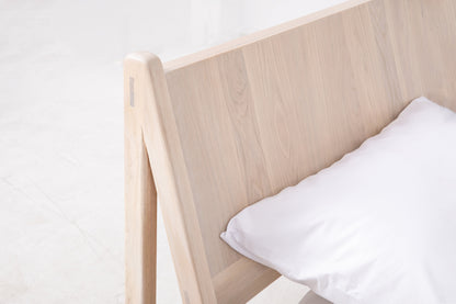 Plume King Bed in Nude Beds