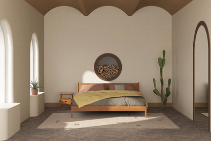 Plume King Bed in Sienna Beds