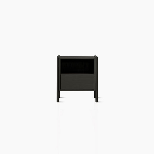 Plume Nightstand Bedside Tables in Black/18"