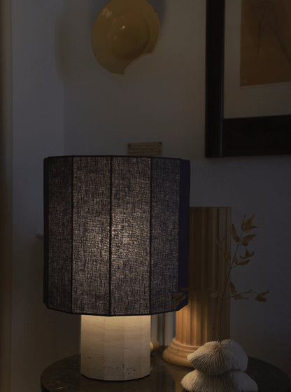 Roma II Table Lamp in Navy by Nassi Table Lamps