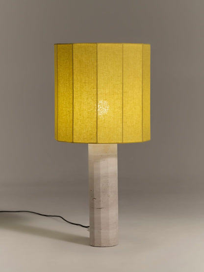 Roma Dodecagon Table Lamp in Yellow by Nassi Table Lamps