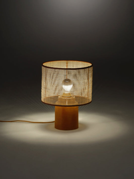Sonora Rattan Table Lamp by Nassi, Small Table Lamps
