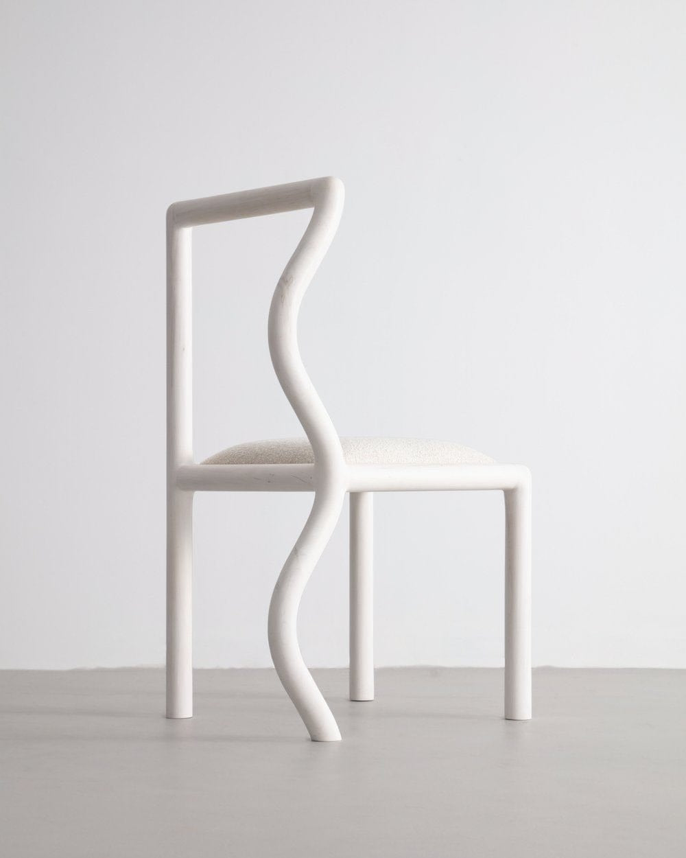 Squiggle Chair in Bleached Maple Chairs