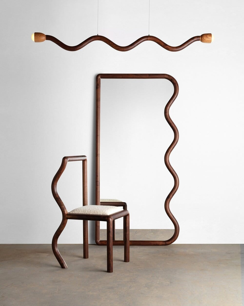 Squiggle Chair in Walnut Chairs