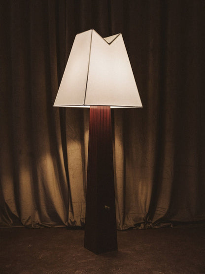 Alpine Floor Lamp Mahogany