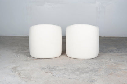 Vladimir Kagan for Preview Freeform Chairs in Boucle Chairs